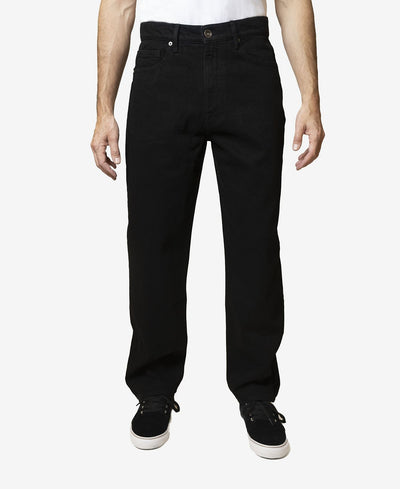 Lazer Loose-fit Rigid Jeans Black