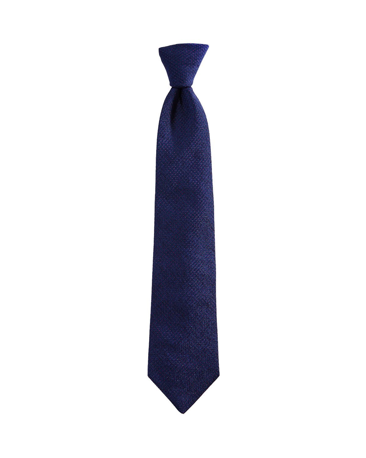 Ledbury Tilbury Geometric Print Classic Tie Dark Blue