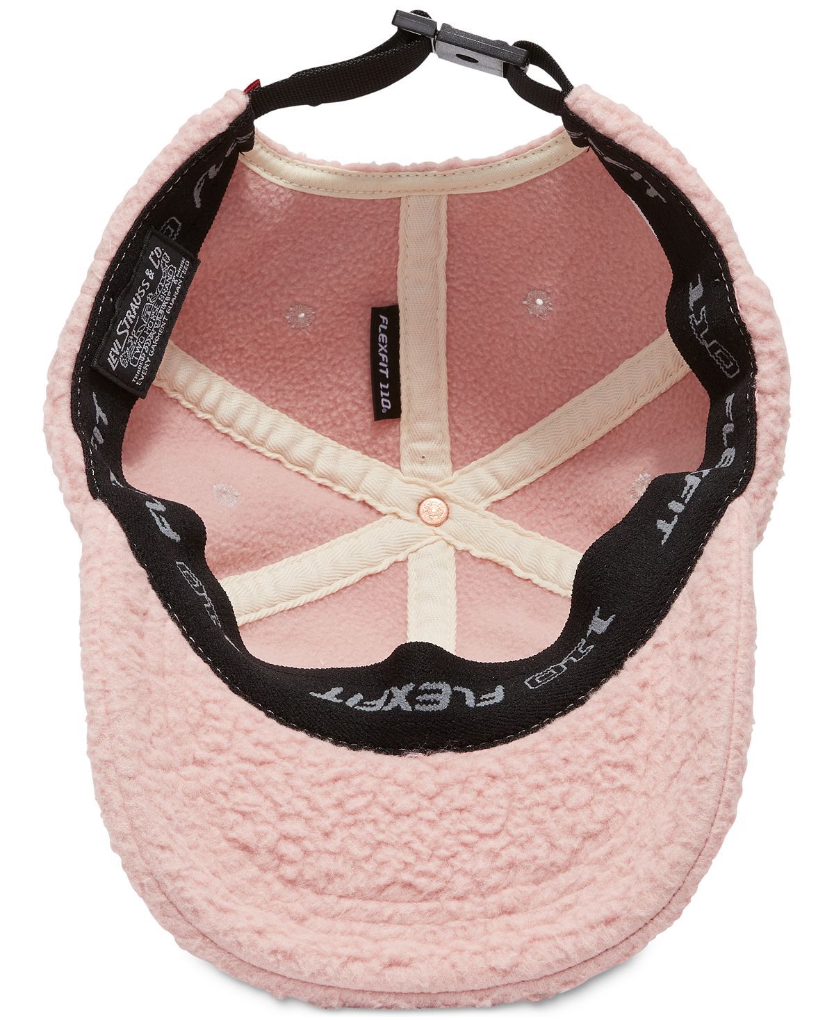 Levi's sherpa Baseball Hat Pink