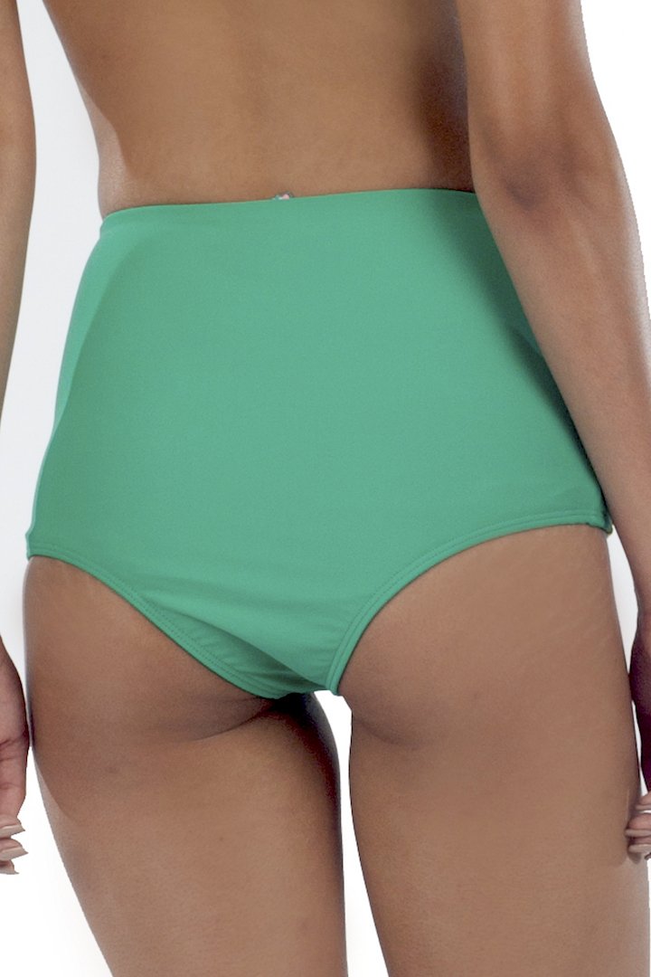 Lolli Green & Stripes High Waisted Bottom