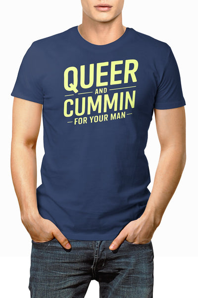 LowTee Cummin For Your Man Graphic Tee