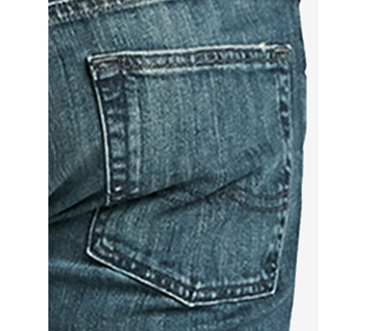 Lucky Brand 221 Original Straight Fit Jeans Blue Gold