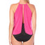Magicsuit Aubrey Draped Halter One-piece Swimsuit Rose