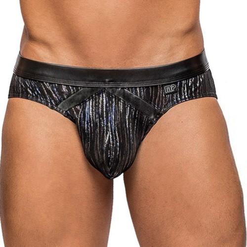 Male Power black Dazzle Insert Bikini