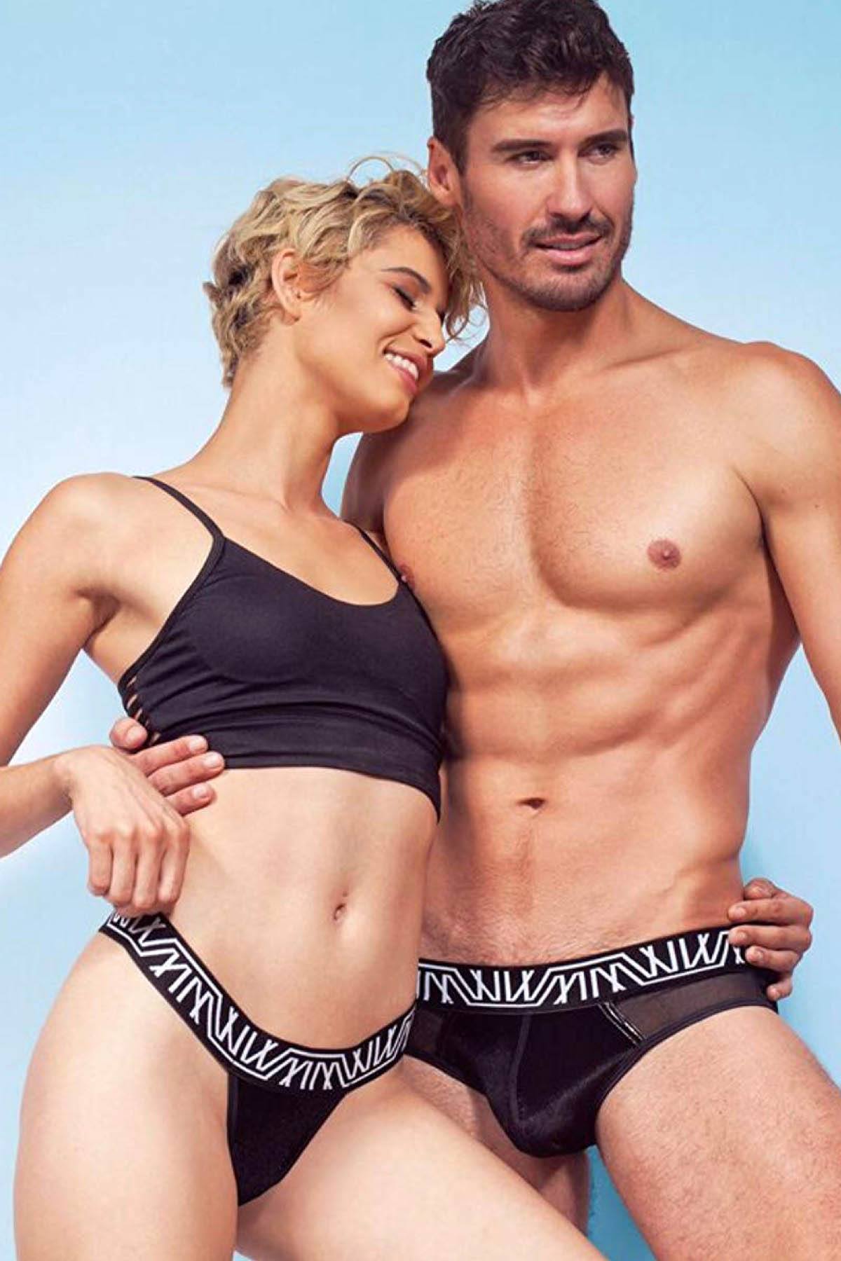 Marco Marco Black Velvet MM Thong