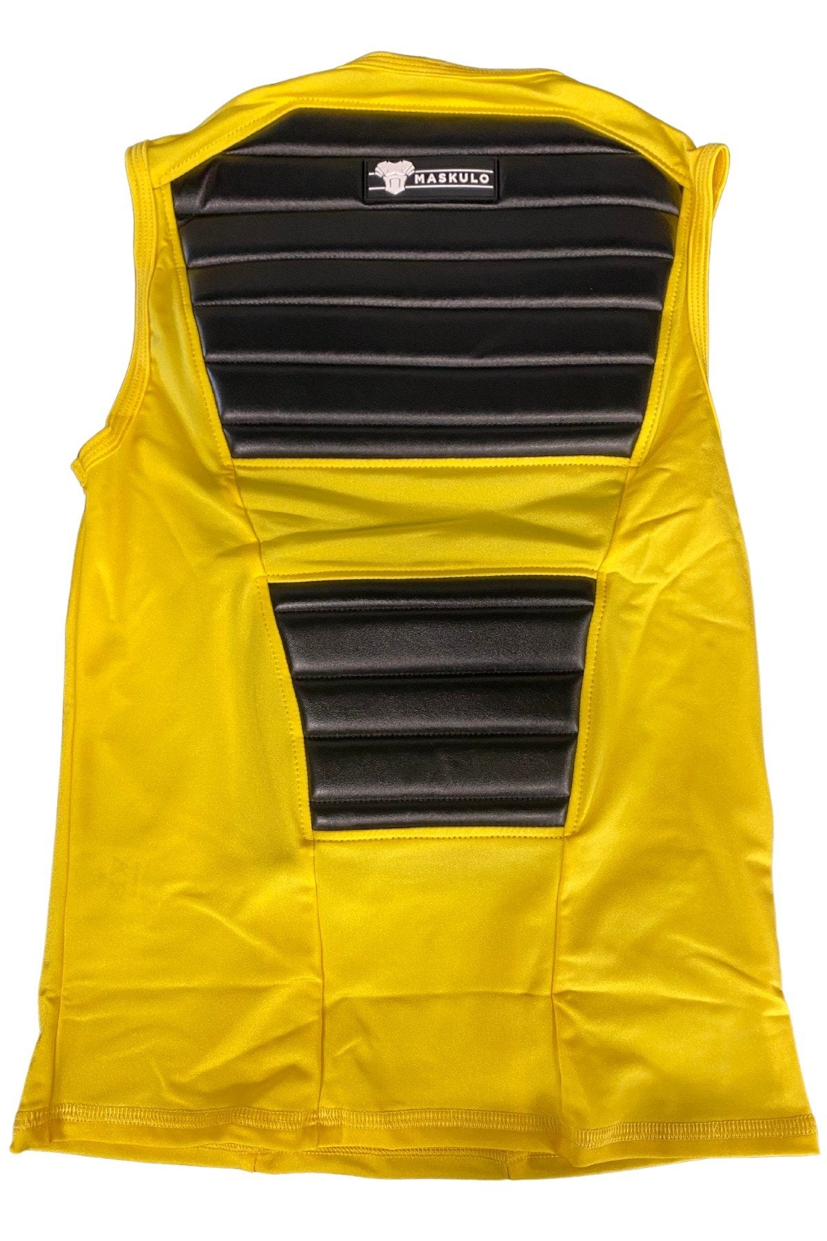 Maskulo Yellow Armored Tank Top