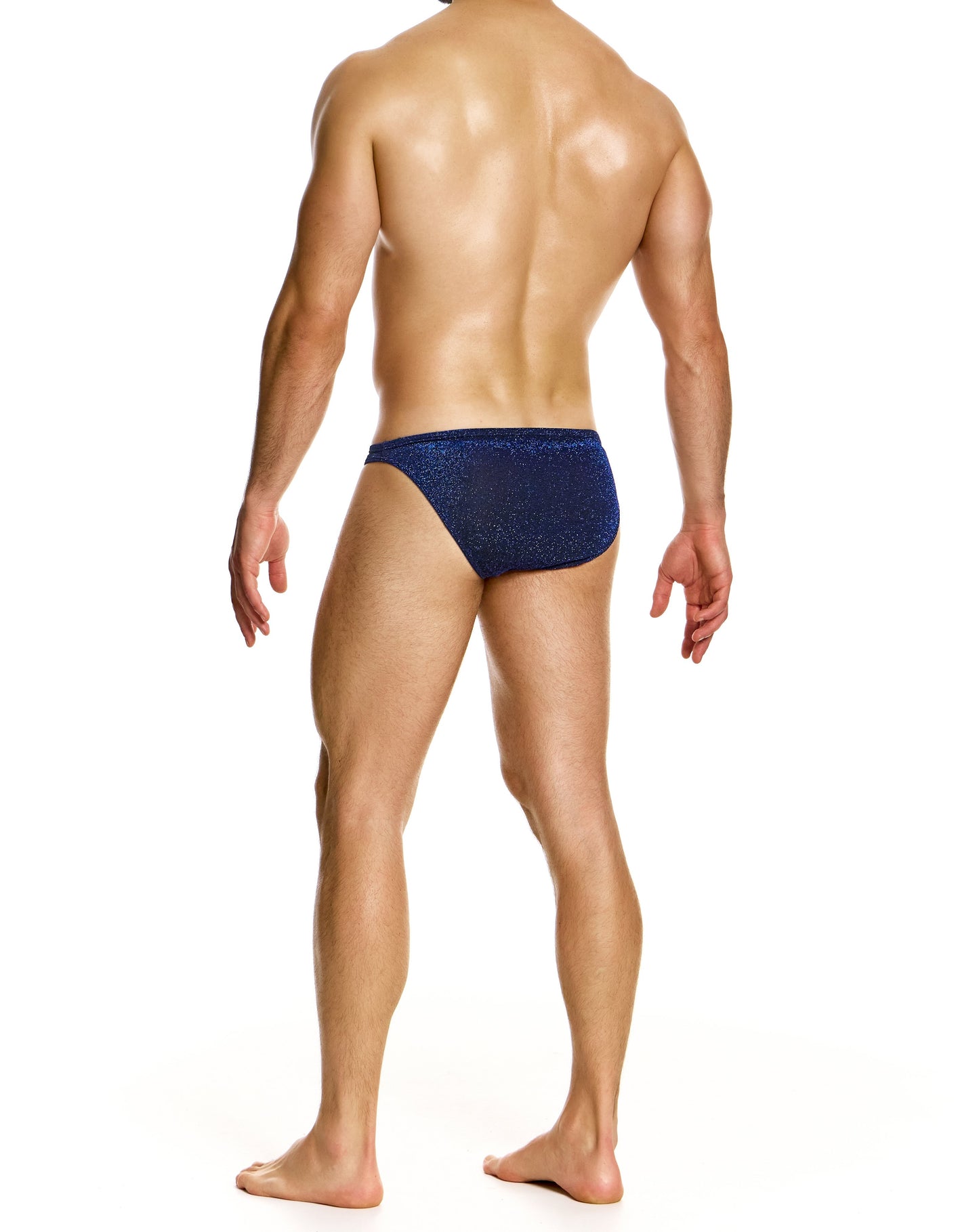 Modus Vivendi Blue Glitter Low-Cut Brief