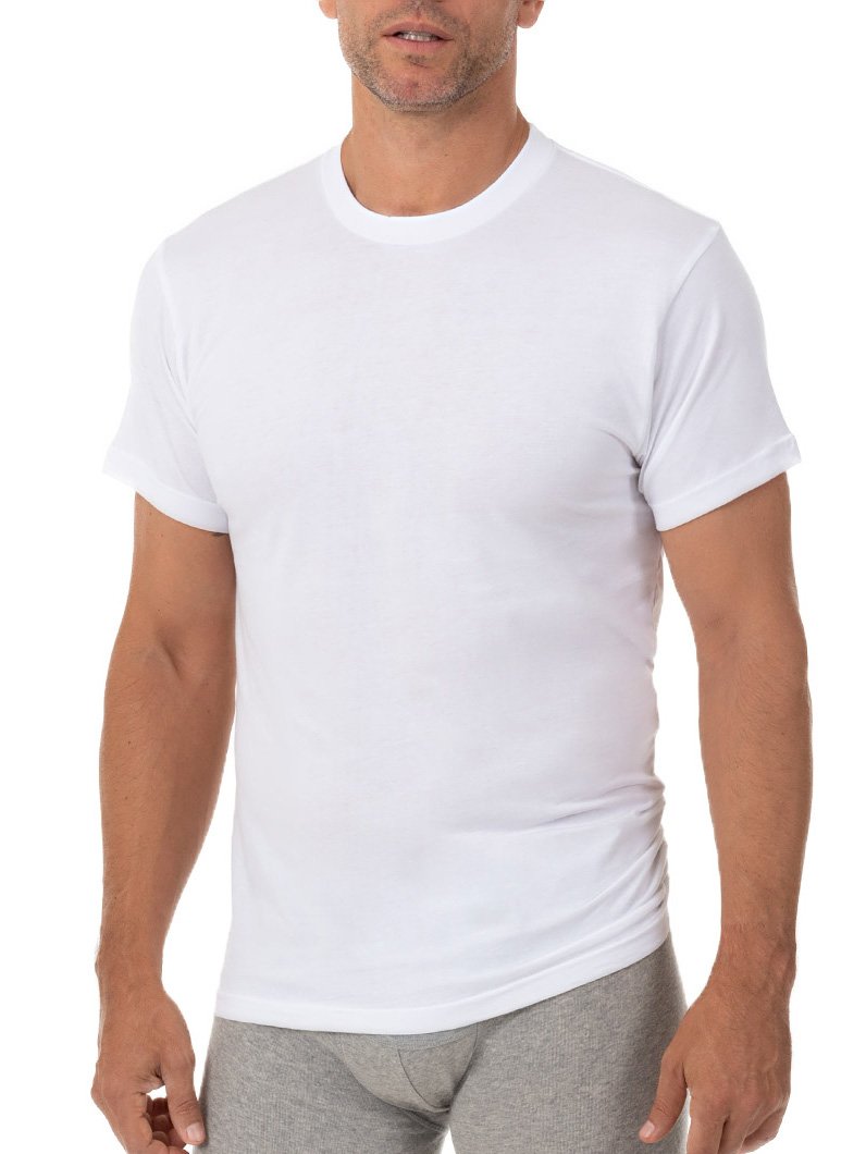 Munsingwear White Cotton Crew Neck T-Shirt