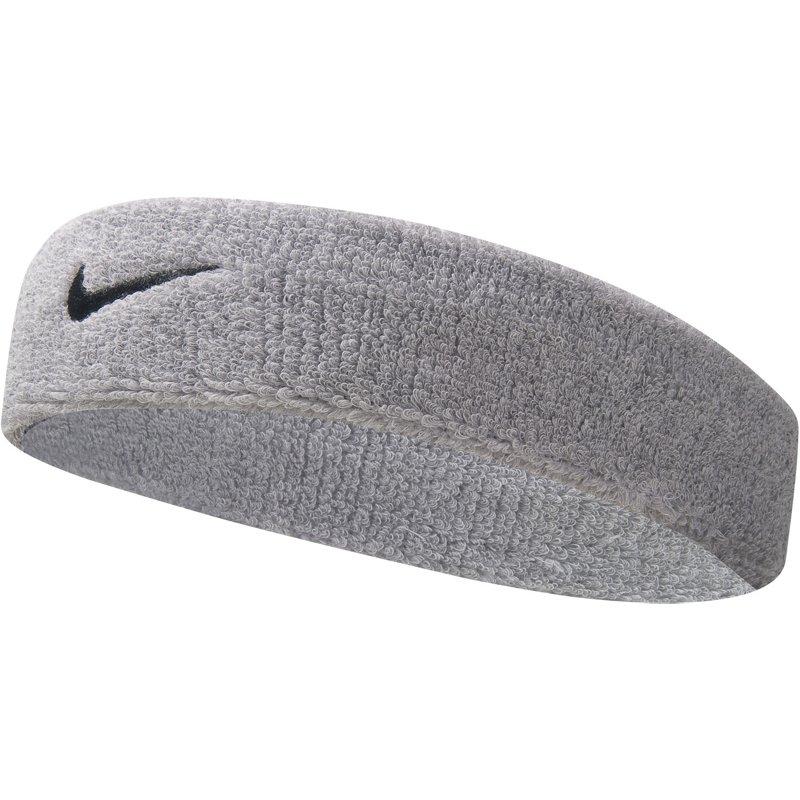 NIKE Swoosh Headband Grey/Black One Size Fits Most grey,black
