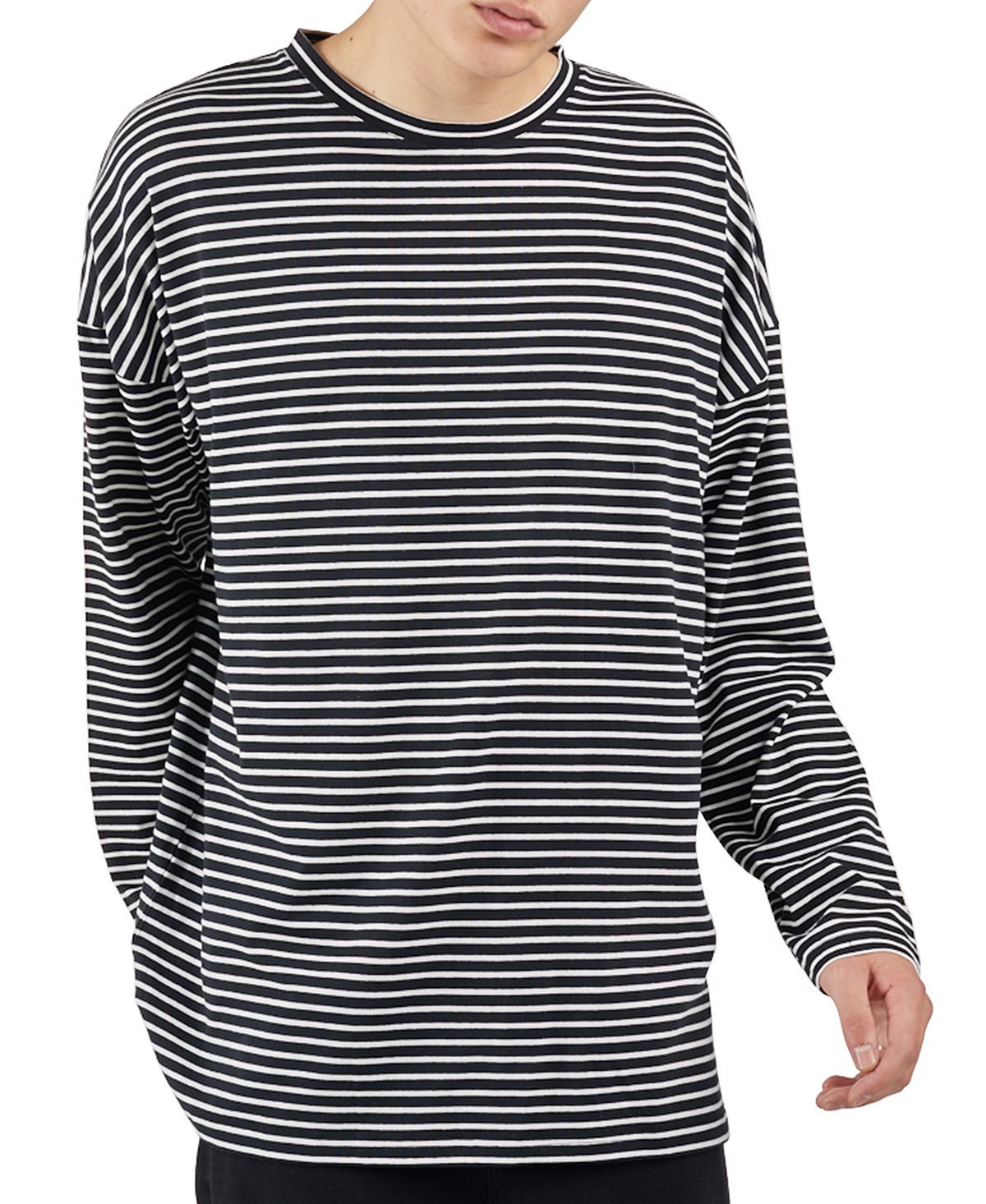 Nana Judy Flint Long-sleeve Striped T-shirt Black White