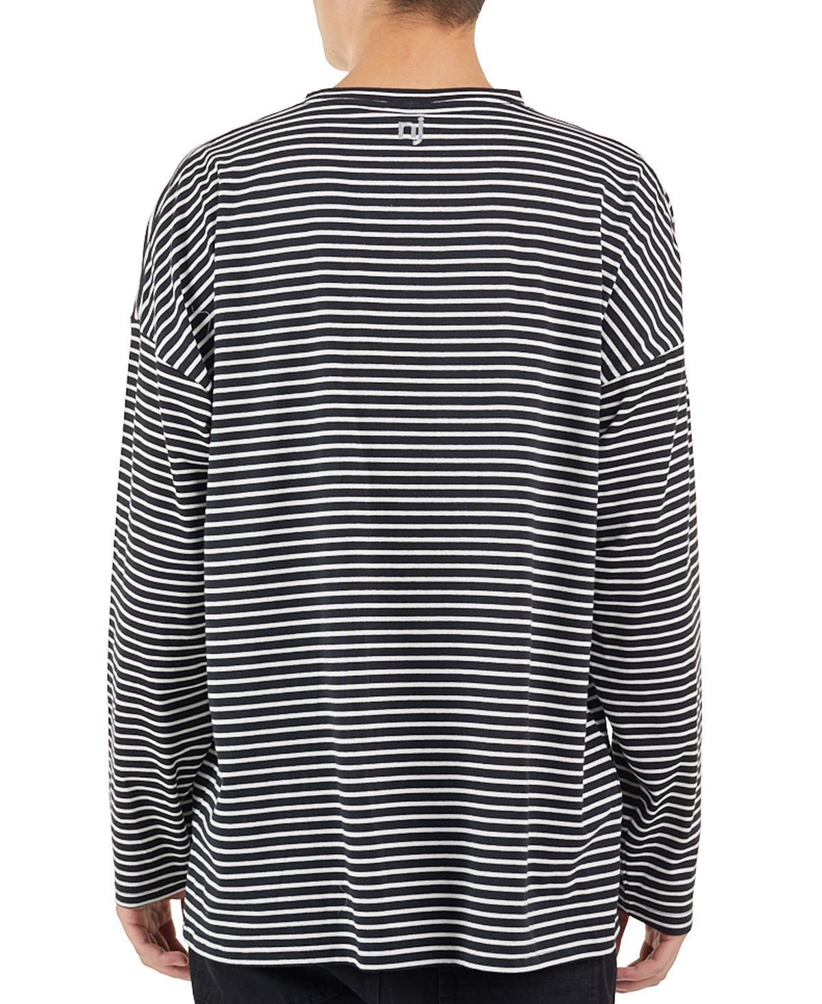 Nana Judy Flint Long-sleeve Striped T-shirt Black White