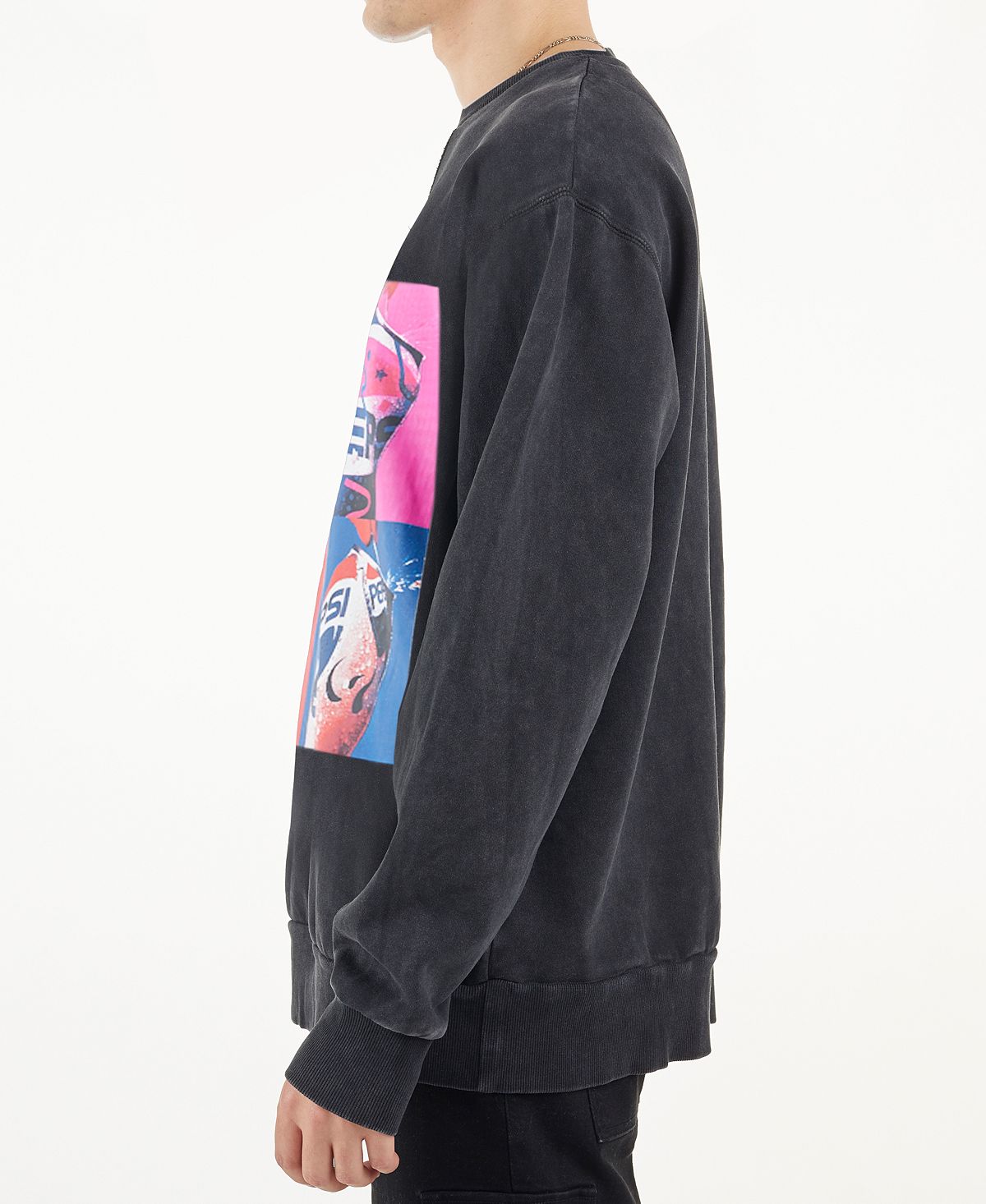 Nana Judy Pop Art Pepsi Sweatshirt Vintage Black