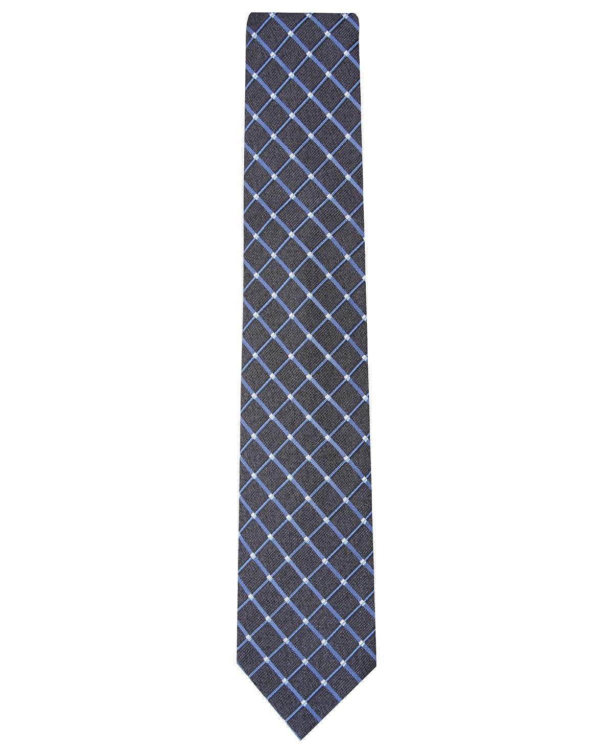 Nautica Harland Grid Slim Tie Black