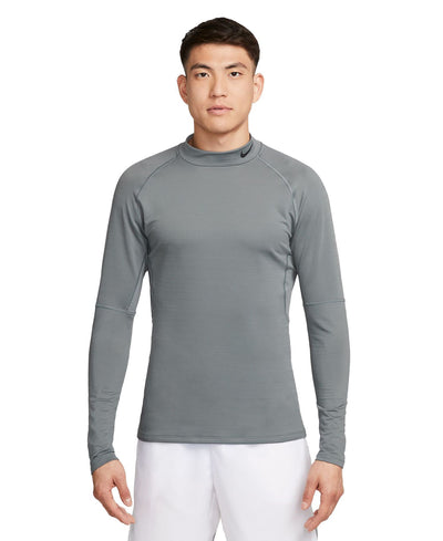Nike Pro Slim-Fit Dri-FIT Mock Neck Long-Sleeve Fitness Shirt