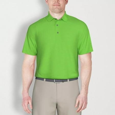 PGA TOUR Airflux Mesh Golf Polo Shirt Green Flash