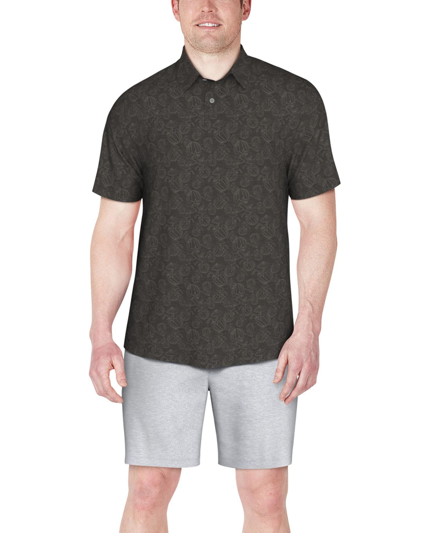 PGA TOUR Coconut Water Short Sleeve Performance Polo Shirt