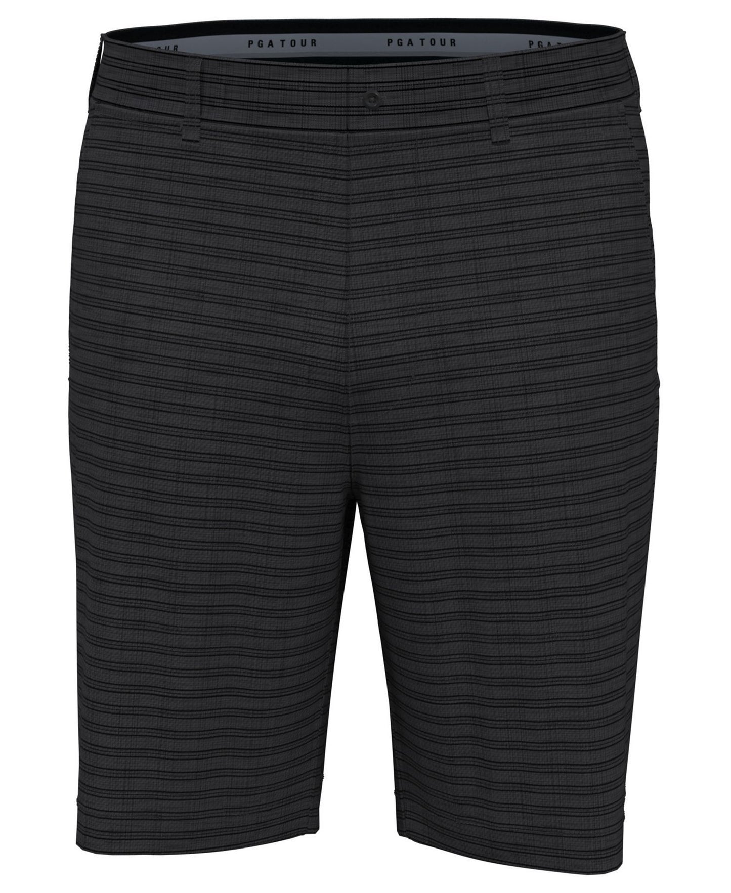 PGA TOUR Striped 8" Golf Shorts