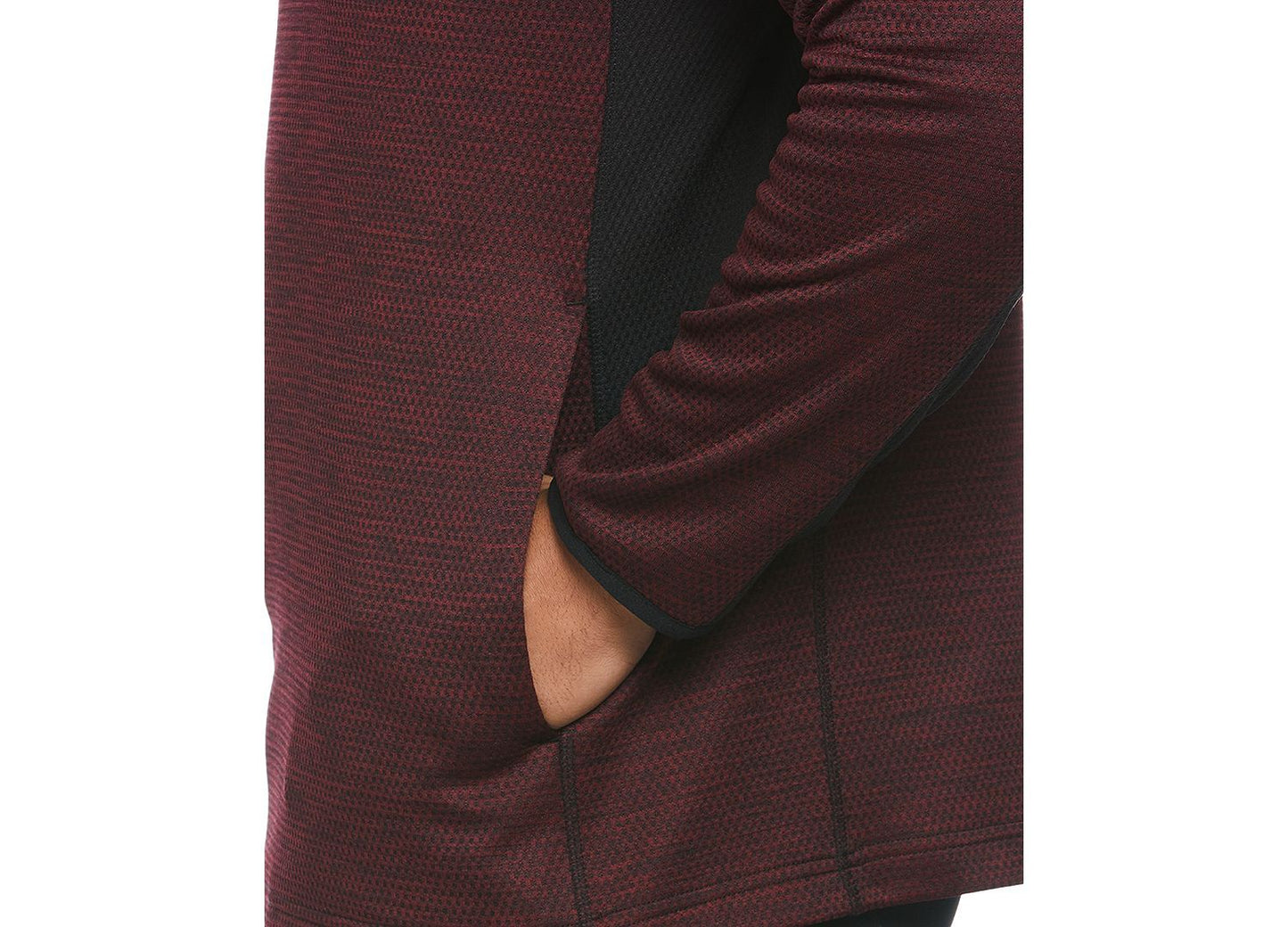 PGA TOUR Two-Tone Space-Dyed Quarter-Zip Golf Pullover