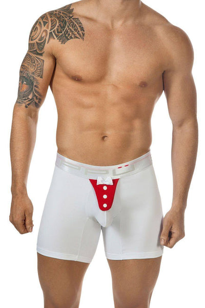 PPU White 1325 Tuxedo Boxer Brief