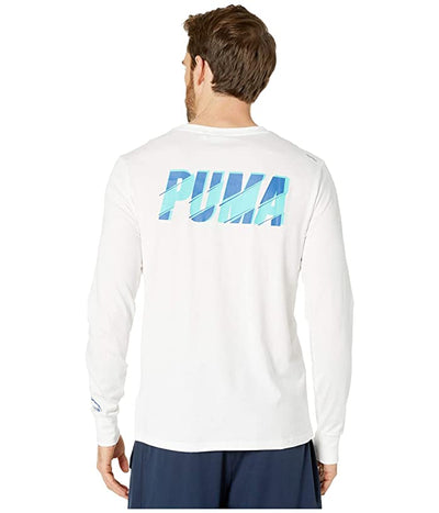 PUMA Trail Long Sleeve Tee White