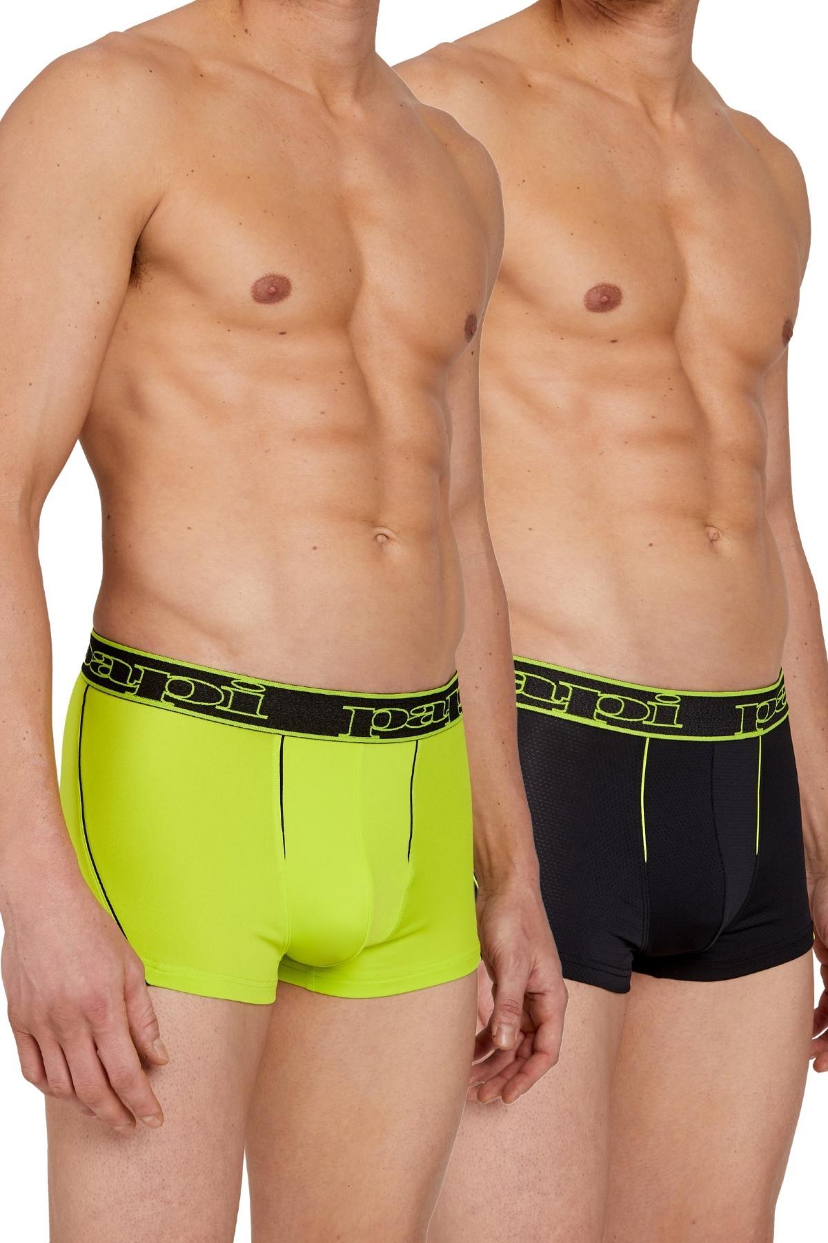 Papi Lime Punch and Black 2-Pack Performance Trunks