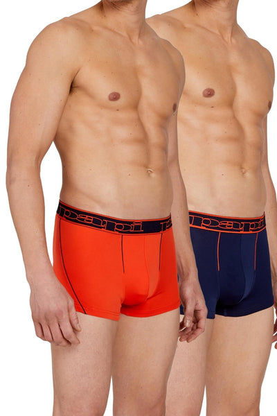 Papi Tomato and Maritime Blue 2-Pack Performance Trunks
