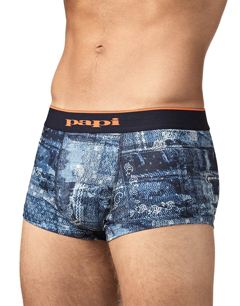 Papi UMPA026-BLPTN 2-pack Microflex Brazilian Trunks