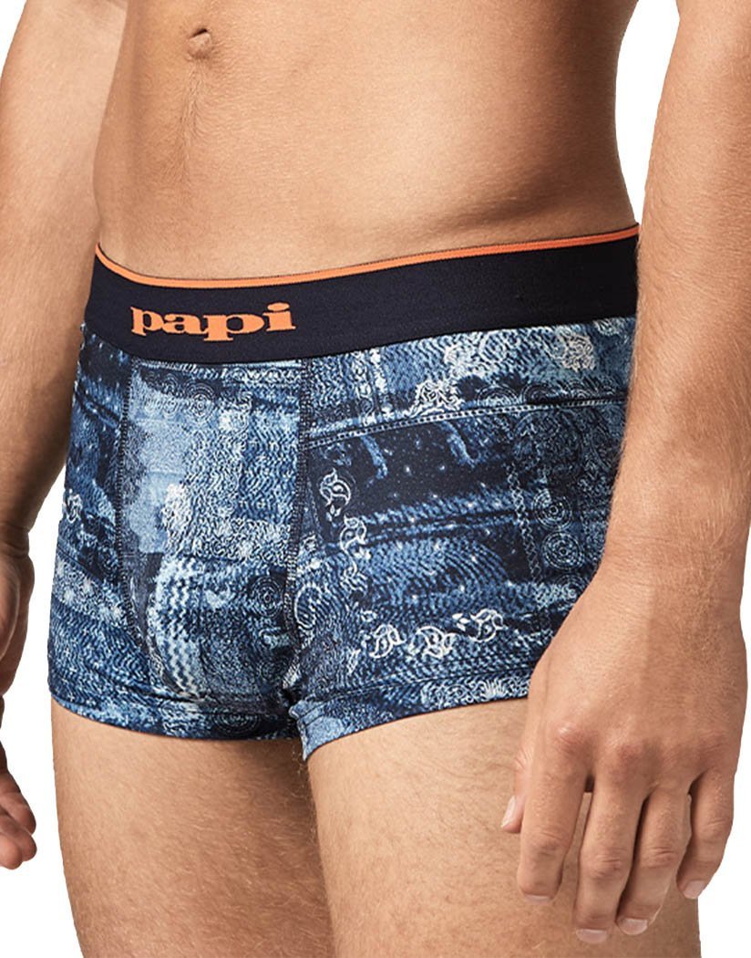 Papi UMPA026-BLPTN 2-pack Microflex Brazilian Trunks