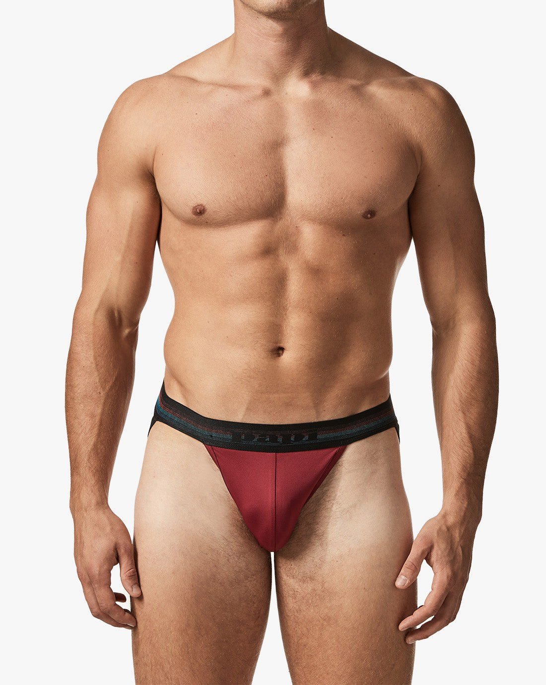 Papi Vivid Blue and Beet Red 2-Pack Jockstraps