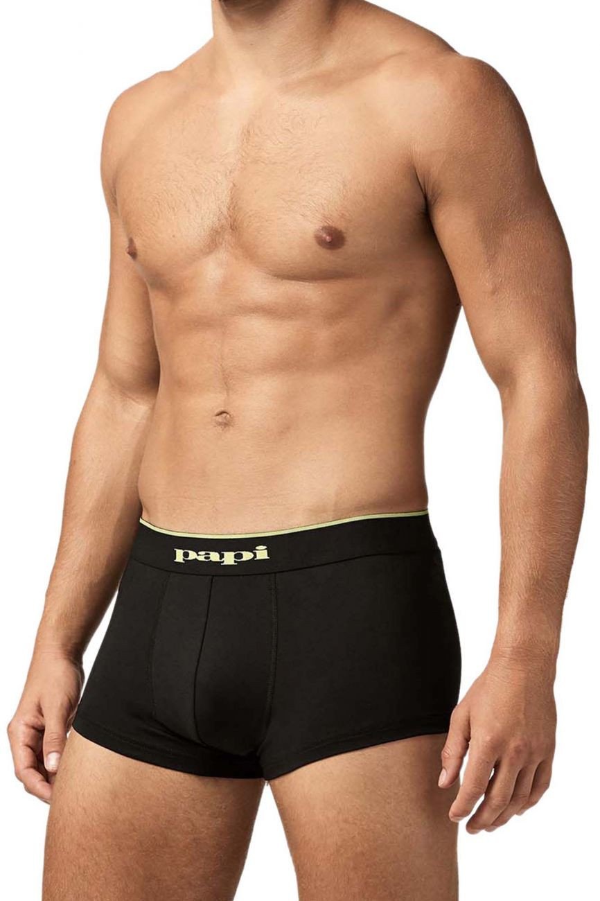Papi charcoal Green UMPA048 2PK Microflex Brazilian Trunks