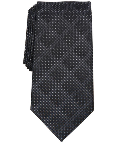 Perry Ellis Classic Geometric Grid Tie