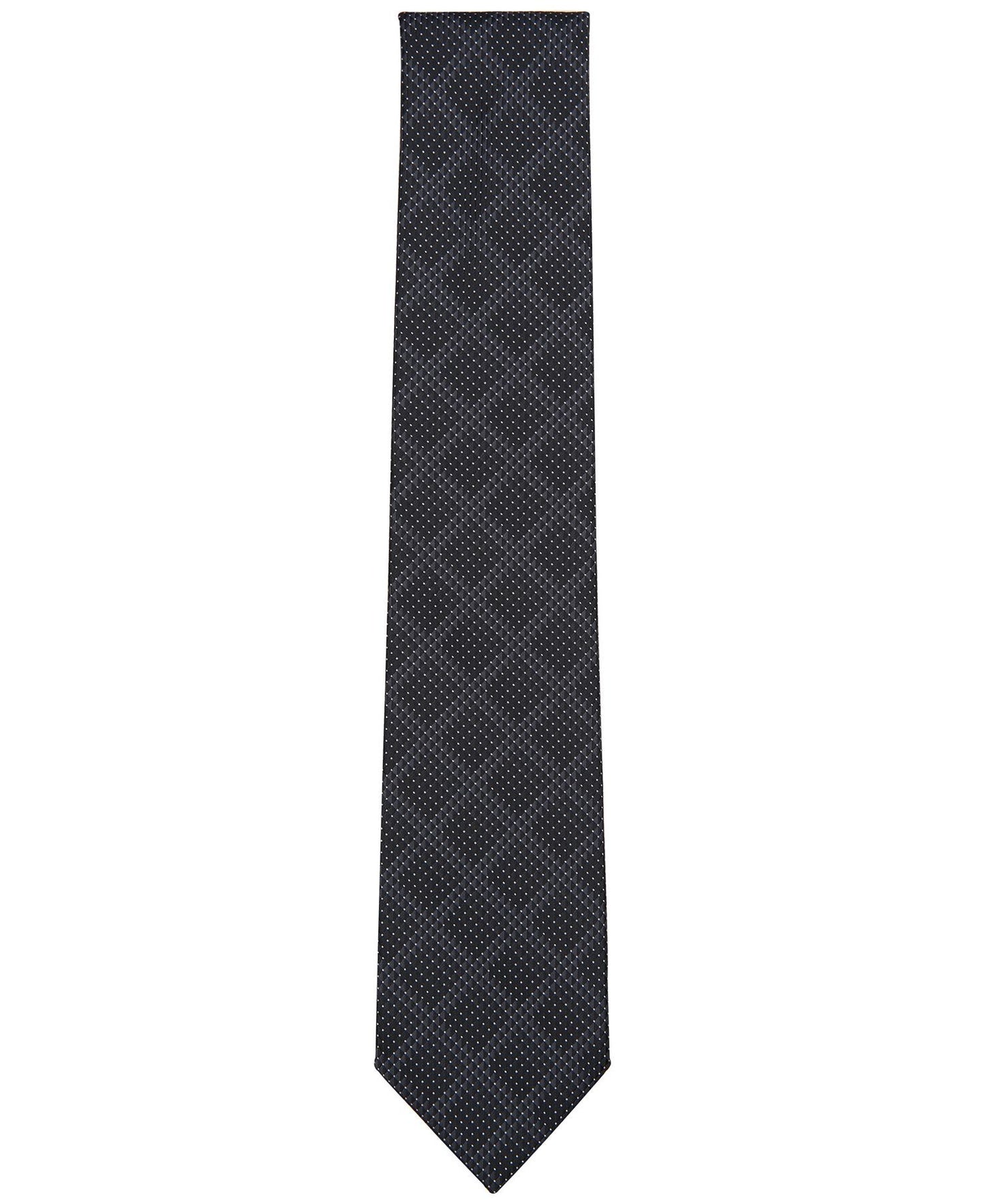 Perry Ellis Classic Geometric Grid Tie