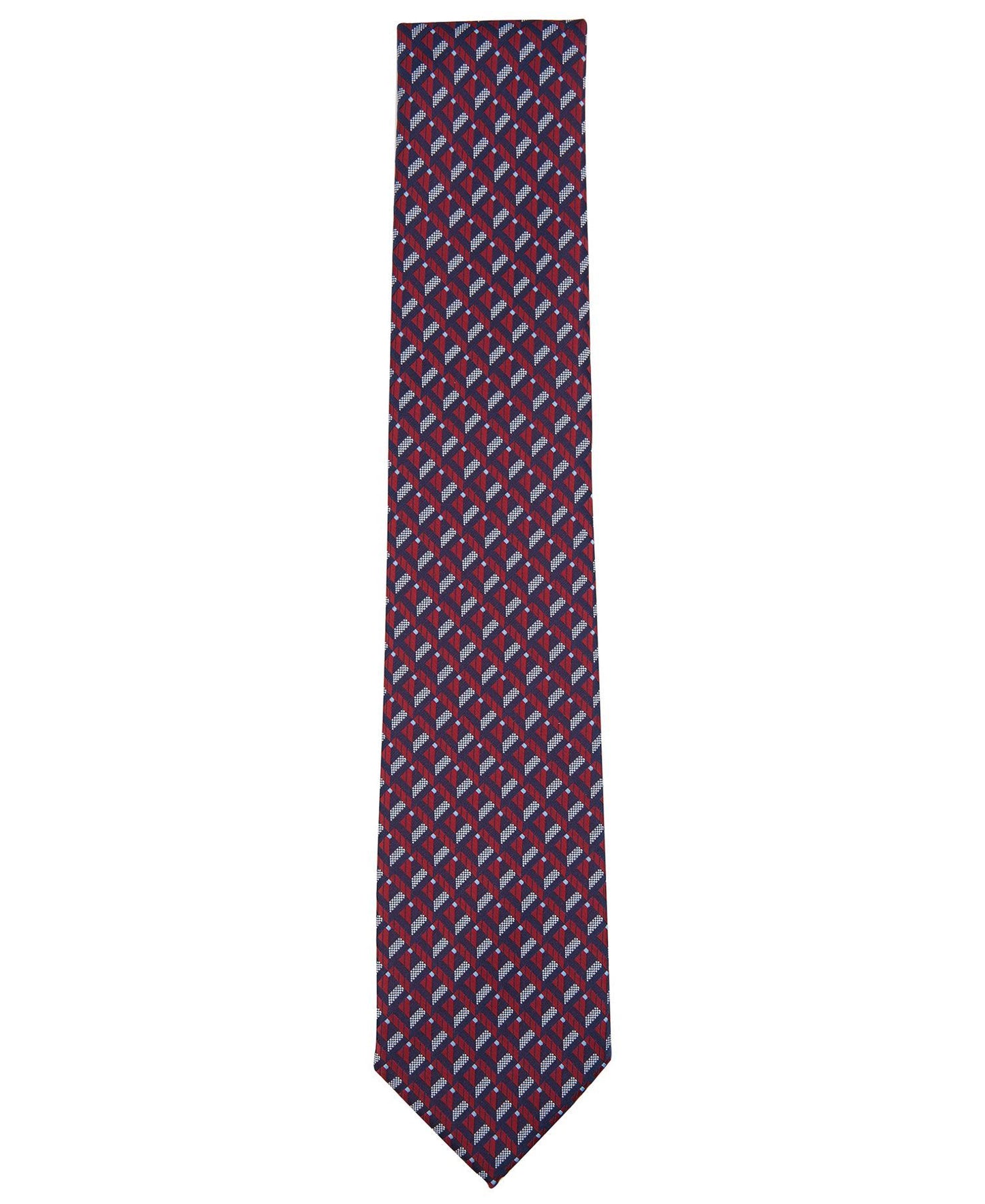 Perry Ellis Leray Grid-Print Tie