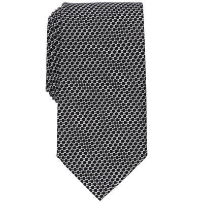 Perry Ellis Mini Circle Tie black