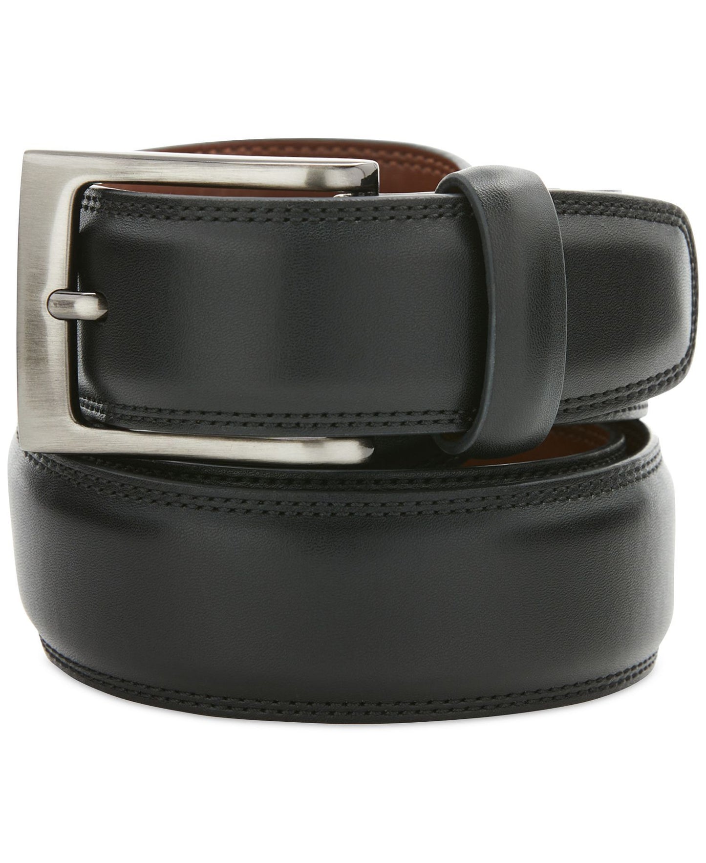 Perry Ellis Portfolio Leather Dress Belt