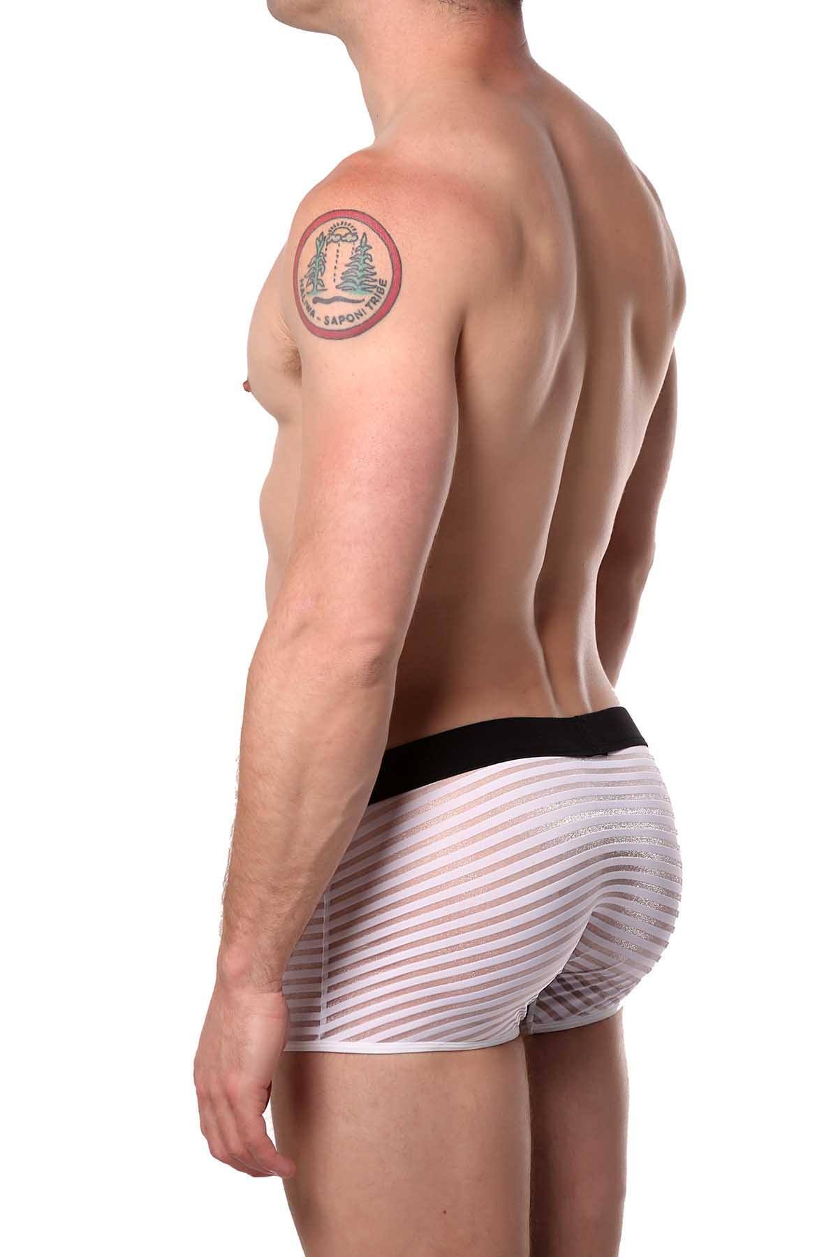 PetitQ White Big-Bulge Boxer Brief
