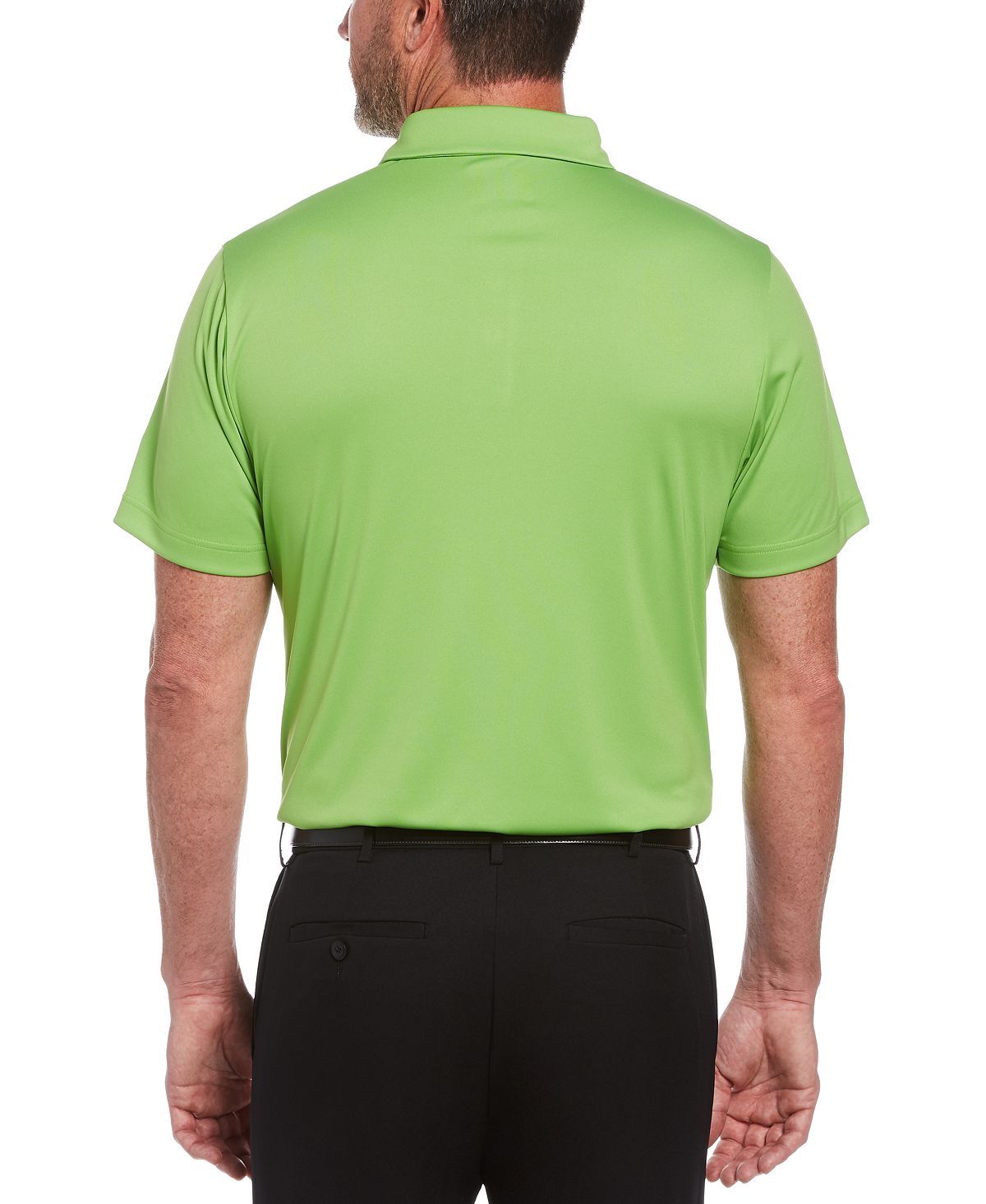 Pga Tour Textured-print Polo Shirt Jasmine Green