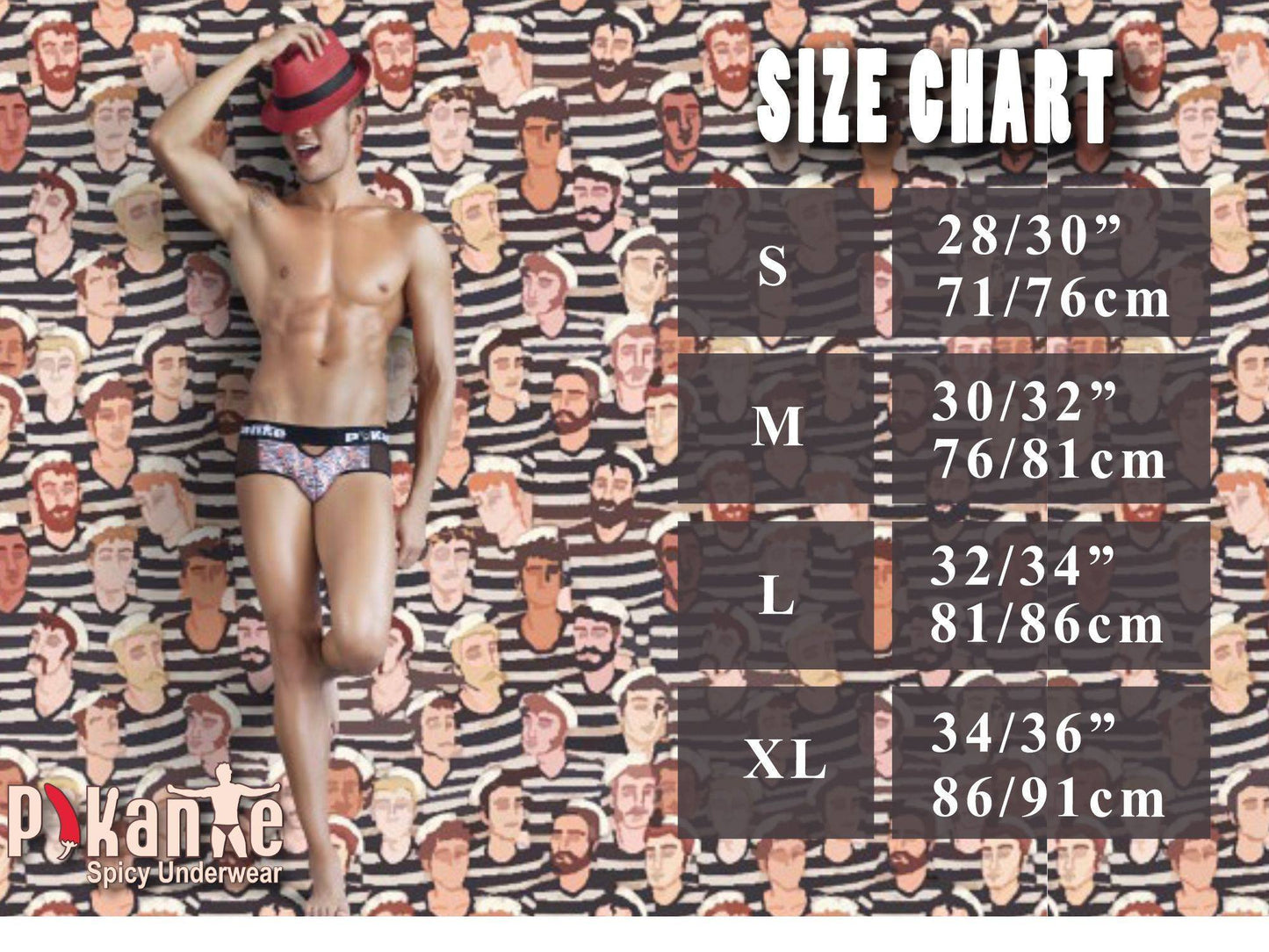 Pikante Black 0210 Experiences Mesh G-String