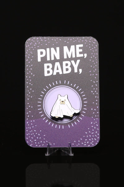 Pin Me Baby Ghost Pup Enamel Pin