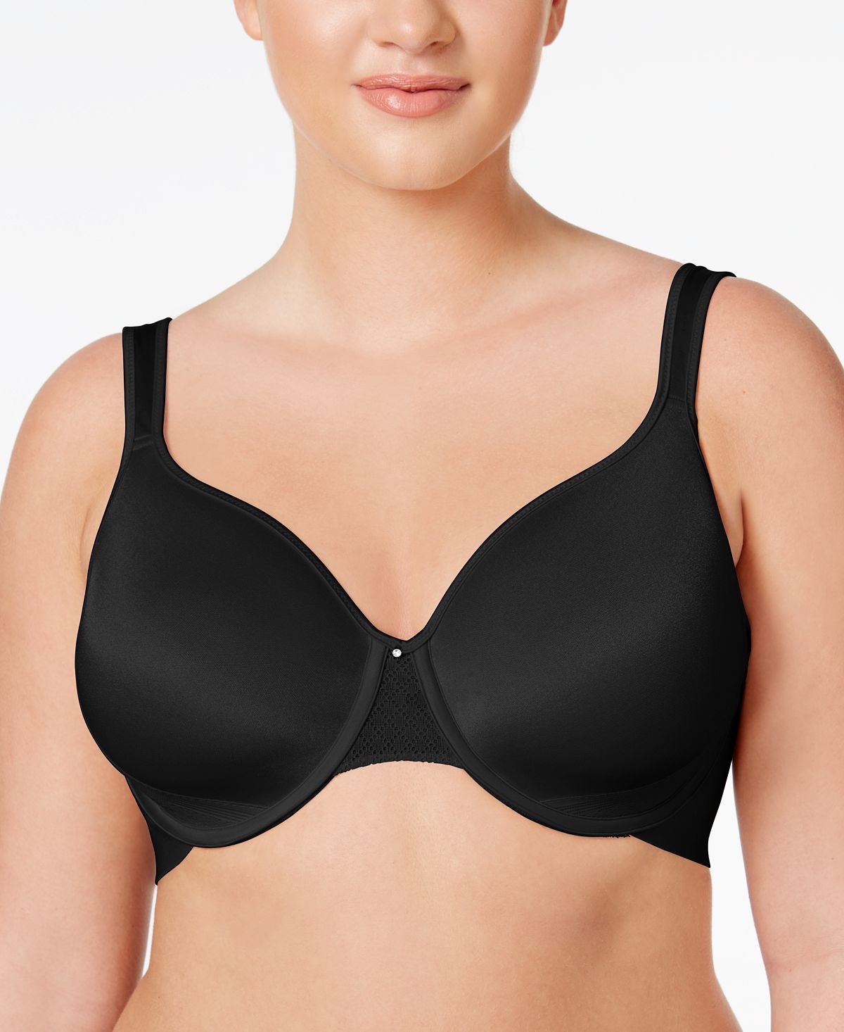 Playtex Love My Curves Full Coverage Perfect Life Underwire Bra S520 Black
