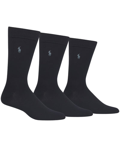 Polo Ralph Lauren 3-Pk. Supersoft Dress Socks