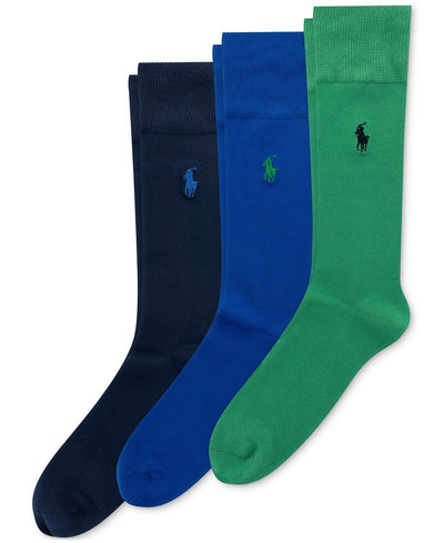 Polo Ralph Lauren 3-Pk. Supersoft Dress Socks