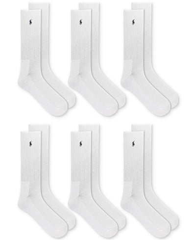 Polo Ralph Lauren 6-Pk. Performance Sport Crew Socks