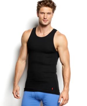 Polo Ralph Lauren Black 3-Pack Classic Cotton Ribbed Tanks