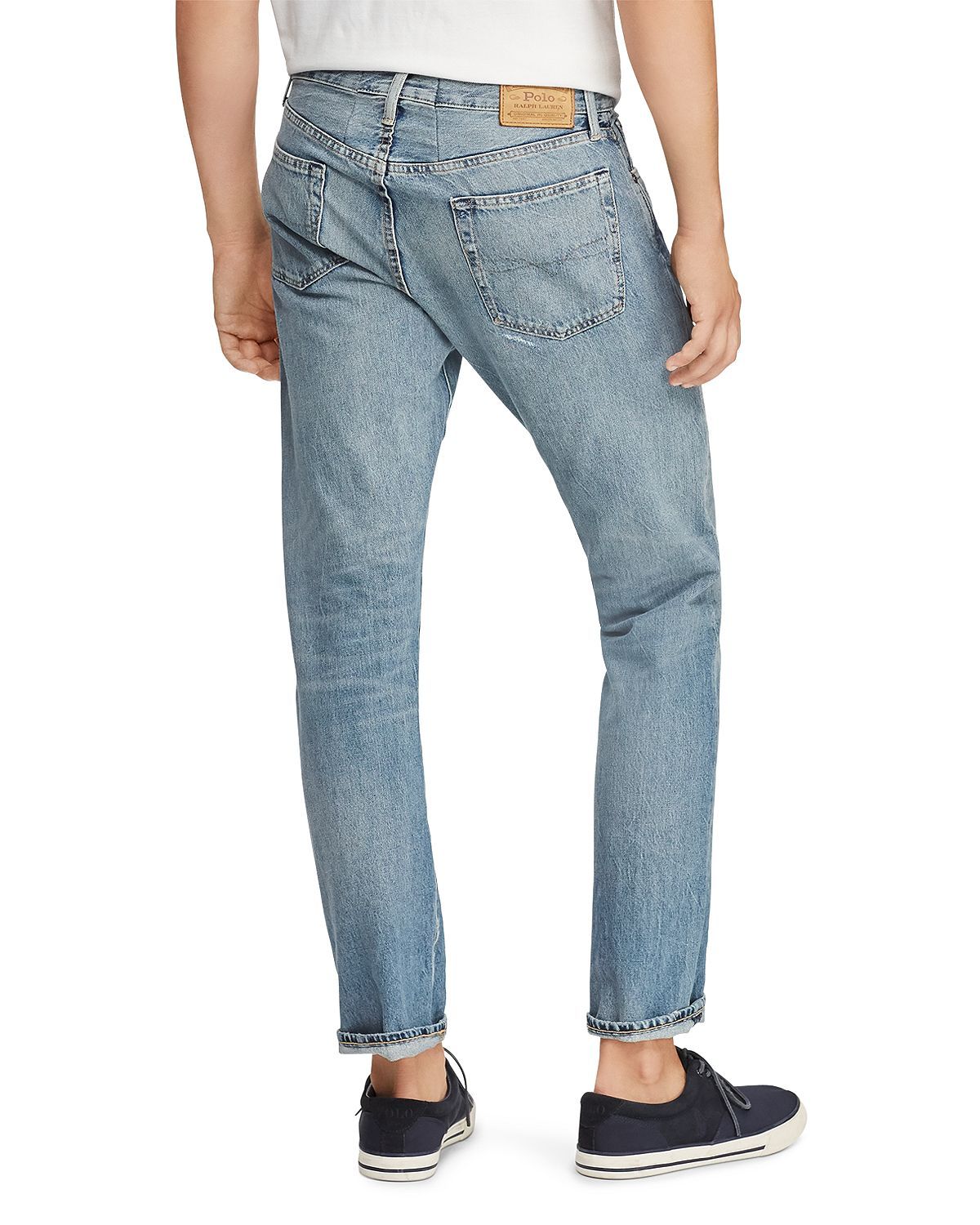 Polo Ralph Lauren Hi Tech Varick Straight Slim Jeans In Blue Blue