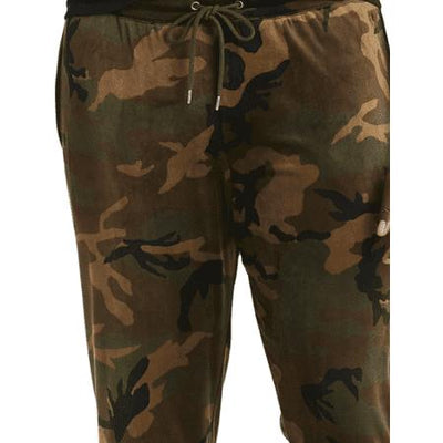 Polo Ralph Lauren OLIVE CAMO Camo Velour Lounge Pants US X -