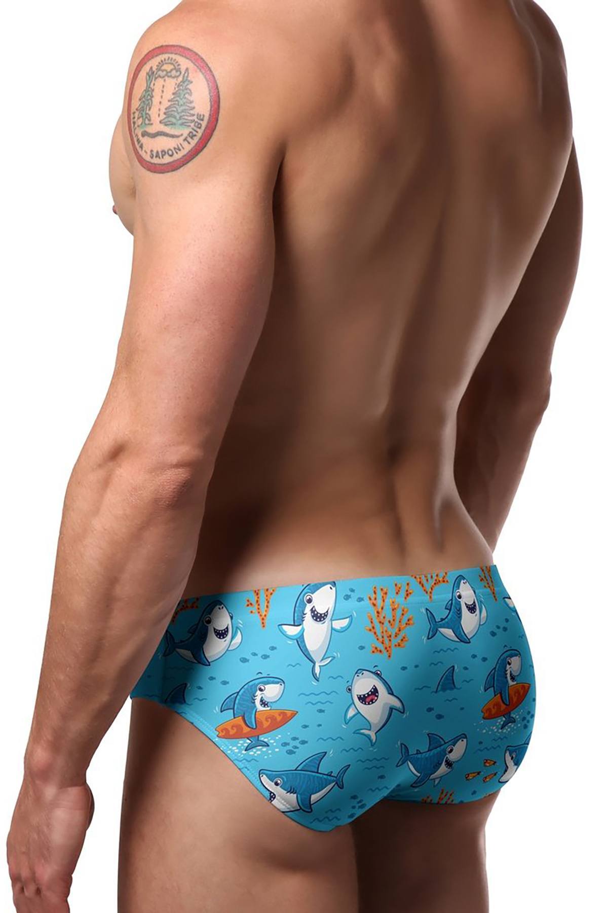 Pool Boy Baby-Shark Swim Brief