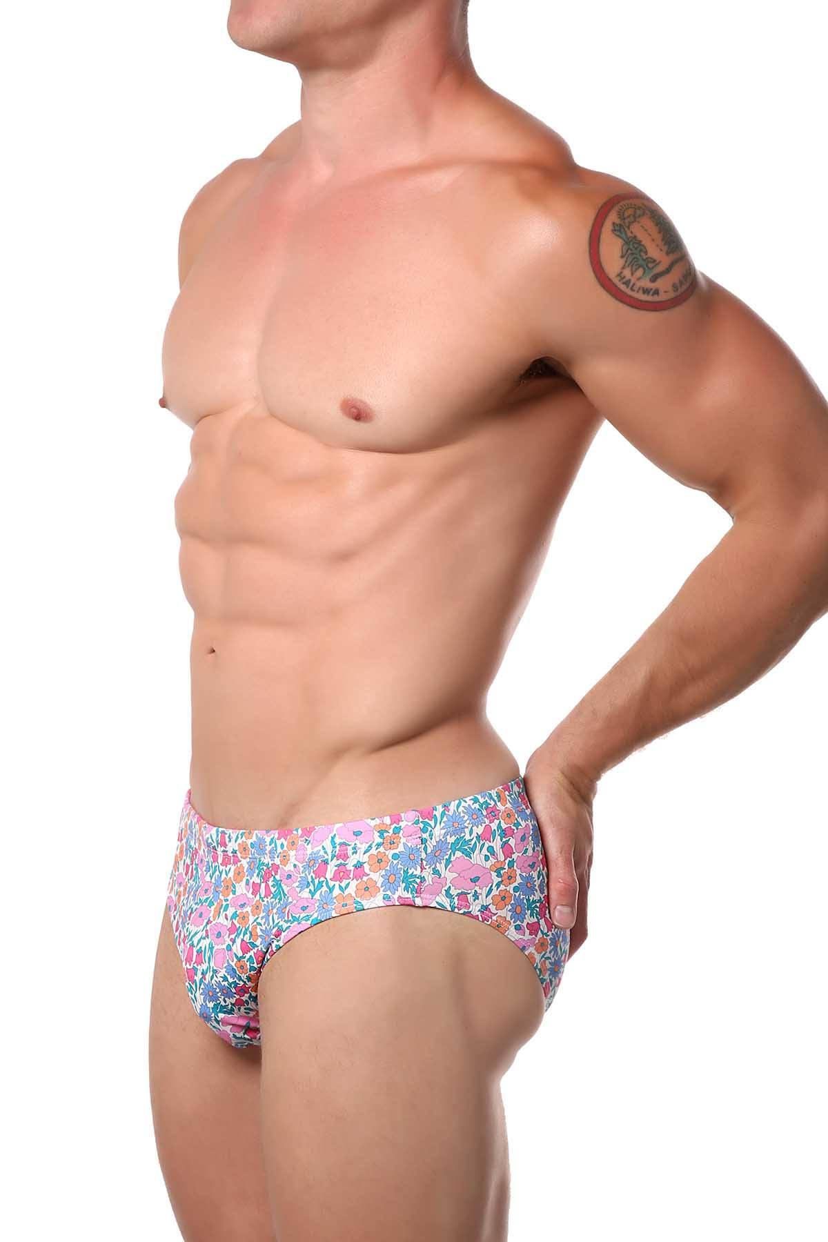 Pool Boy Flowers Swim Brief