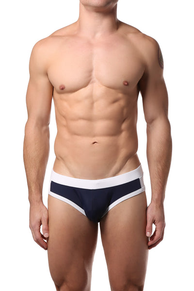 PoolBoy Navy Contrast Swim Brief