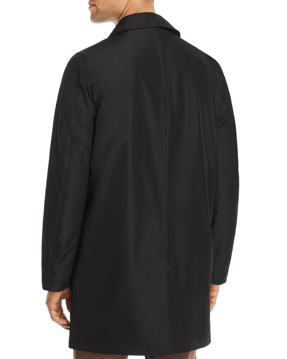 Ps Paul Smith Waterproof Trench Coat Black